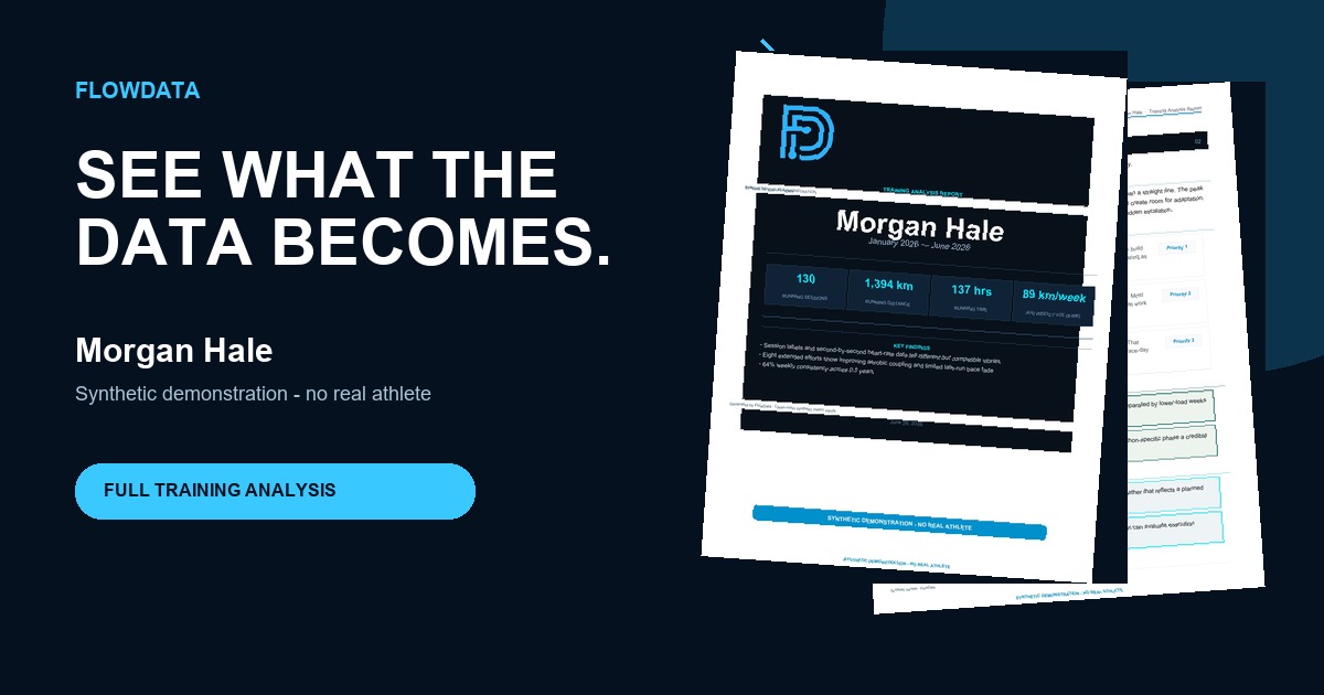 Morgan Hale synthetic FlowData report preview